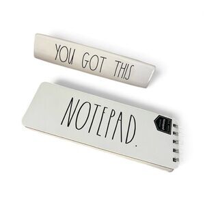 Rae Dunn Notepad and Desk Sign Bundle